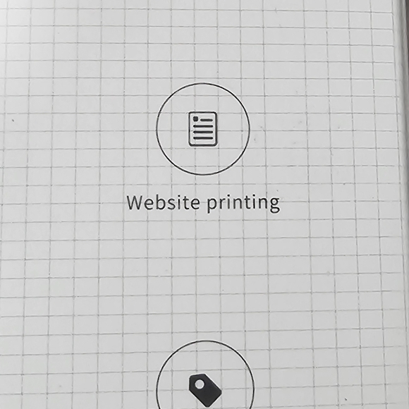 PortableThermal Mini Printer - White With Paper‎ NEW - Picture 3 of 6